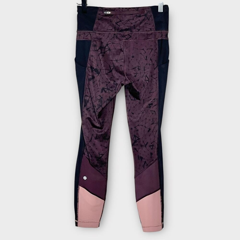 LULULEMON Trail Bound 7/8 Tight *Full-On Luxtreme
Star Crushed Black Cherry sz 4 - Picture 3 of 7